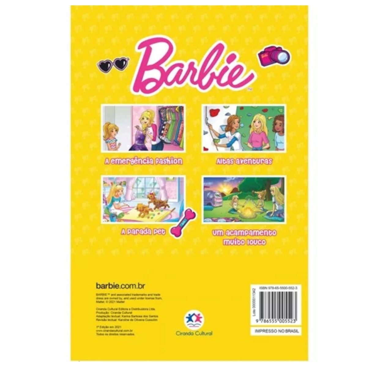Livro Gibi Barbie A Emergência Fashion / Histórias Em Quadrinhos - Ciranda Cultural Livro Gibi Barbie A Emergência Fashion / Histórias Em Quadrinhos - Ciranda Cultural